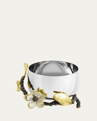 Michael Aram Vintage Bloom Nut Bowl In Silver