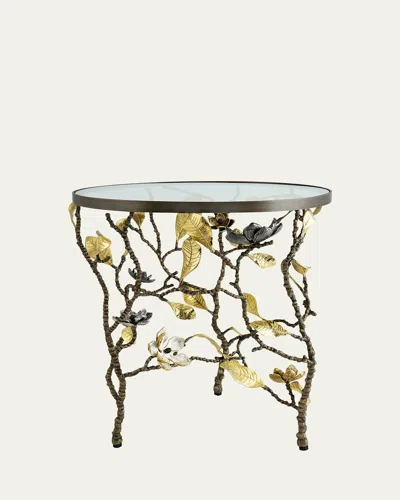 Michael Aram Vintage Bloom Side Table In Multi