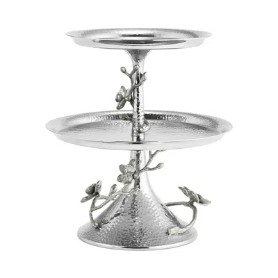 MICHAEL ARAM WHITE ORCHID 2-TIER ETAGERE