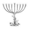 Michael Aram White Orchid Menorah In Metallic