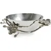 Michael Aram White Orchid Nut Bowl In Silver