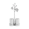 Michael Aram White Orchid Salt & Pepper Set In Stainless Steel