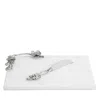 Michael Aram White Orchid Small Cheeseboard With Knife 2 Piece Set