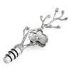 Michael Aram White Orchid Wine Stopper In Metallic