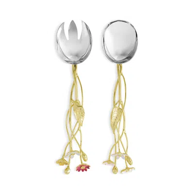 Michael Aram Wildflower Serving Set In Silver