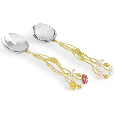 Michael Aram Wildflower Serving Set In Gold