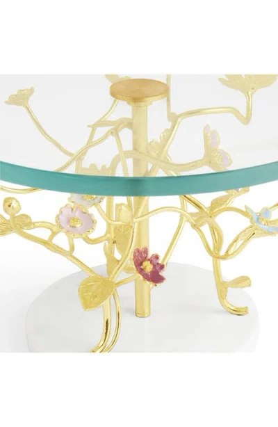 Michael Aram Wildflowers Cake Stand In Gold