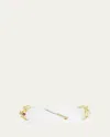 Michael Aram Wildflowers Cheeseboard With Knife In Gold Multi White Marble