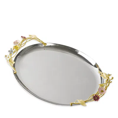 Michael Aram Wildflowers Medium Oval Tray In Multi