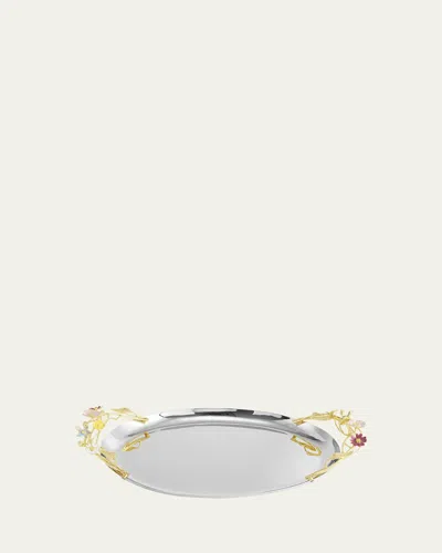 MICHAEL ARAM WILDFLOWERS OVAL TRAY