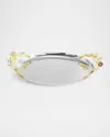 Michael Aram Wildflowers Medium Oval Tray In Multi