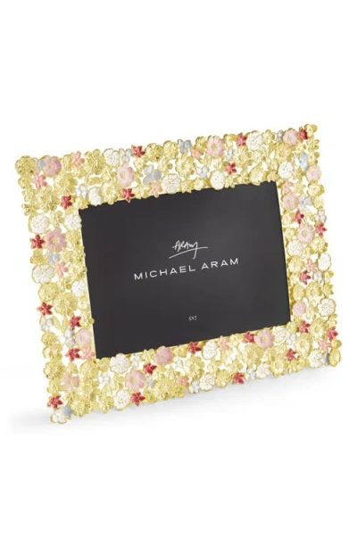 Michael Aram Wildflowers Sculpted 5x7 Picture Frame In Gold