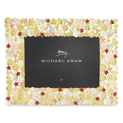 Michael Aram Wildflowers Sculpted Picture Frame, 5 X 7 In Gold