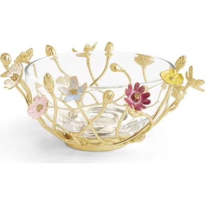 Michael Aram Wildflowers Small Glass Dinnerware Bowl In Multi