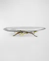 Michael Aram Zen Garden Centerpiece Bowl In Silver