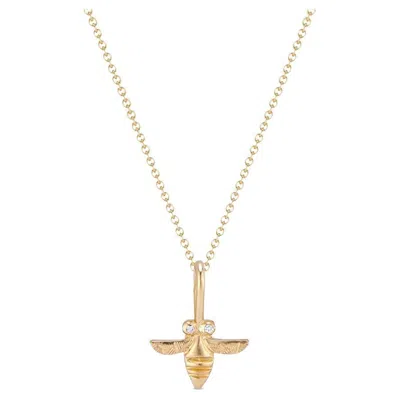 Pre-owned Michael Bondanza Famous Bee Necklace In Multi