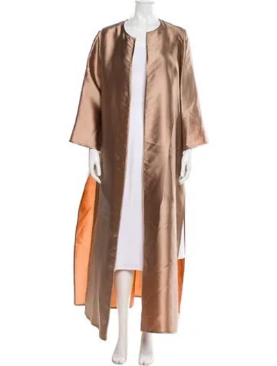Pre-owned Michael Boris Coat In Neutral
