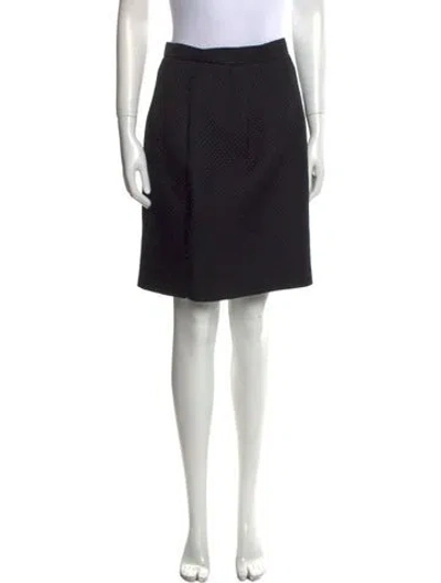 Pre-owned Michael Casey Knee-length Skirt In Black