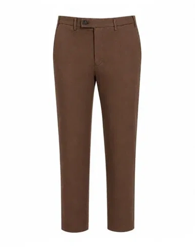 Michael Coal 1+ More Size Man Pants Chocolate Brown Size 35 Cotton, Elastane