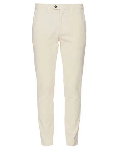 Michael Coal 1+ More Size Man Pants Cream Size 38 Cotton, Modal, Elastane In White