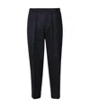 Michael Coal Tk America Double Pleated Trousers In Black