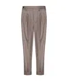 Michael Coal Mud-colored Stretch Viscose Blend Mc Trousers In Gray