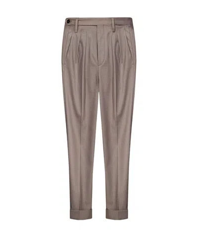 Michael Coal Belt-loop Casual Pants In Beige