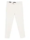 Michael Coal Pressed-crease Trousers In White