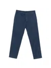Michael Coal Belt-loop Trousers In Blue