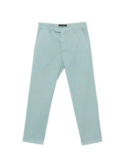 Michael Coal Belt-loop Trousers In Blue