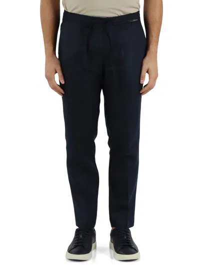Michael Coal Blue Man Linen Trousers