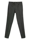 Michael Coal Belt Loop Trousers In Gray