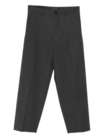 Michael Coal Button-fastening Trousers In Gray