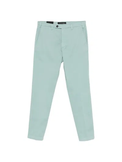 Michael Coal Buttoned Trousers In Blue