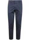 Michael Coal Capri American Pocket Trousers In Blue