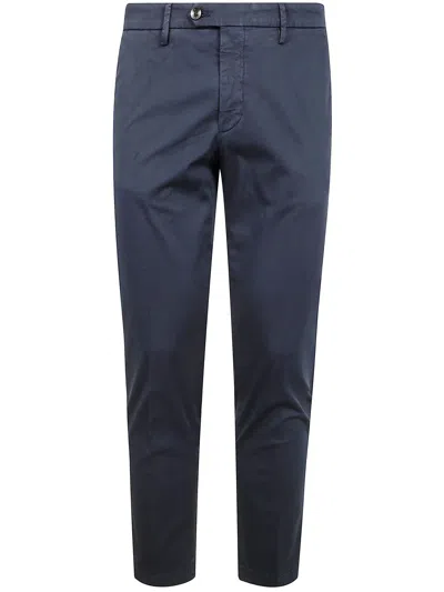 Michael Coal Capri American Pocket Trousers In Blue