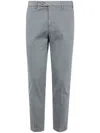 Michael Coal Patch-detail Cotton Trousers In Gray