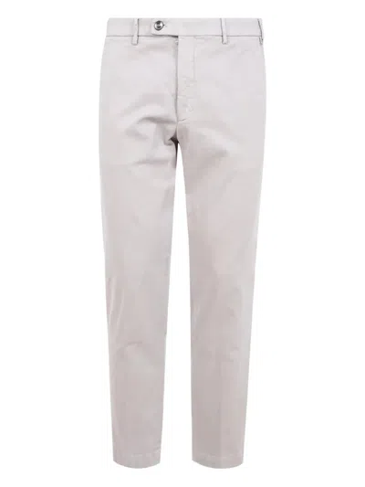 Michael Coal Capri American Pocket Trousers In White