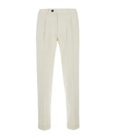 Michael Coal Casual Trousers With Belt Loops In Neutral