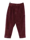Michael Coal Corduroy Straight Trousers In Red