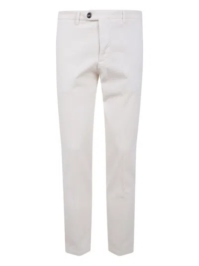 Michael Coal Corduroy Trousers In White