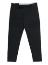 Michael Coal Cotton-blend Trousers In Black
