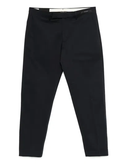 Michael Coal Cotton-blend Trousers In Black