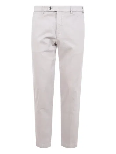 MICHAEL COAL COTTON TWILL TROUSERS