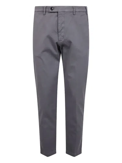 MICHAEL COAL COTTON TWILL TROUSERS