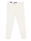 Michael Coal Casual Pants With Belt Loops In Neutral