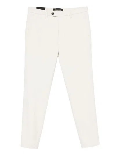 MICHAEL COAL Cream trousers with front fastening MICHAEL COAL