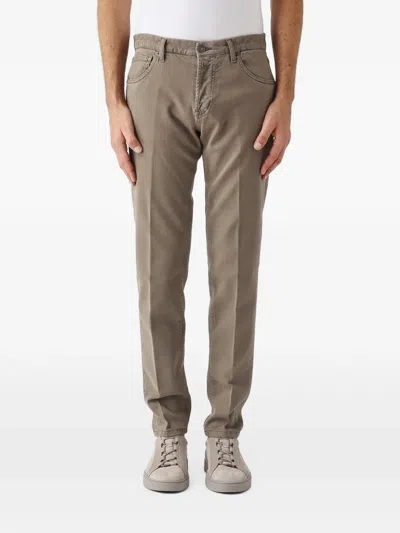 Michael Coal David Straight-leg Jeans In Brown