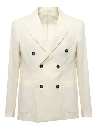 Michael Coal Double-breasted Buttoned-cuff Jacket