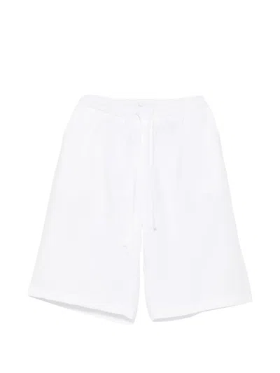 Michael Coal Kids' Drawstring Elasticated-waist Shorts In White